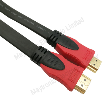 Double color Flat HDMI cable